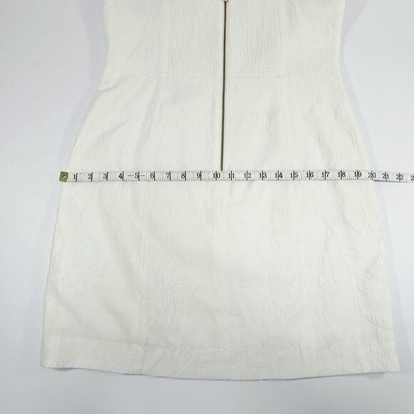 Lilly Pulitzer Willalynn Stretch Bow Jacquard Mini Dress Resort White Size 10 - Picture 7 of 11